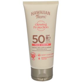 Hawaiian Tropic Crème Solaire Visage Glow Protection SPF50