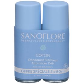 SANOFLORE Roll-On Deodorant 24h Katoen