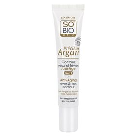 SO BIO ETIC Précieux Argan Contour Yeux et Lèvres Anti-Âge