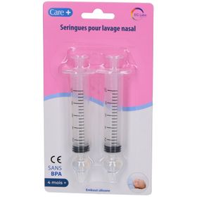 Care+ Neusspuiten voor baby’s vanaf 4 maanden - 10 ml, set van 2