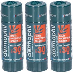 dermophil Phyto-Dermatologique Stick Lèvres Haute Protection Solaire SPF 30