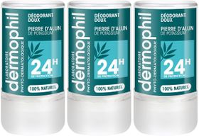 Dermophil 100% Natuurlijke Aluinsteen Zachte Deodorant