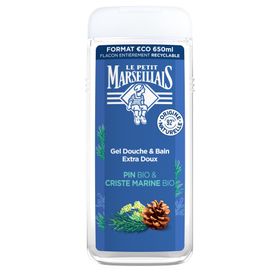 LE PETIT MARSEILLAIS Gel Douche Extra Doux Pin BIO & Criste Marine BIO