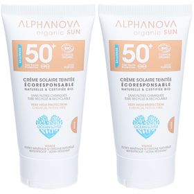 Alphanova CRÈME SOLAIRE TEINTÉE CLAIRE CERTIFIÉE BIO SPF 50+