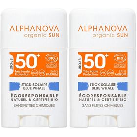 Alphanova STICK SOLAIRE BLEU TRÈS HAUTE PROTECTION VISAGE SPF50+