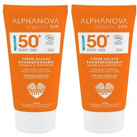 Alphanova CRÈME SOLAIRE CERTIFIÉE BIO TRÈS HAUTE PROTECTION SPF 50+