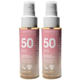 ALPHANOVA SUN GLOW HLE SPF50 50ML Lot de 2