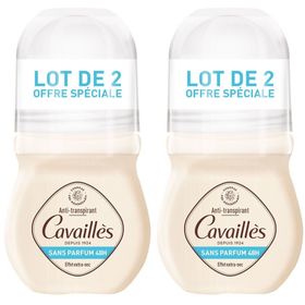 Rogé Cavaillès Anti-transpirant Zonder Parfum 48h Roll-on Duo