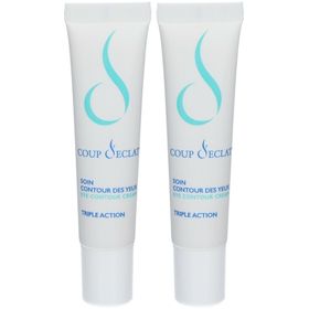 COUP D'ECLAT SOIN CONTOUR DES YEUX - Crème triple action pour le contour des yeux.  - tube