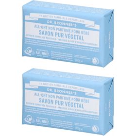 DR.BRONNER'S Savon Pur Végétal All-one Non parfumé pour bébé