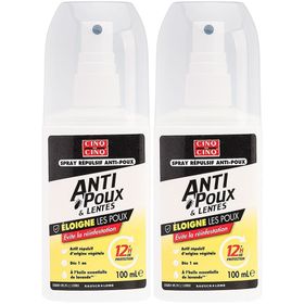 CINQ SUR CINQ Spray Répulsif Anti-Poux & Lentes