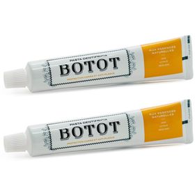 BOTOT DENTIFRICE - Pâte dentifrice fluorée, jaune.  - tube 75 ml x2