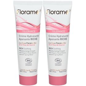 Florame TOLERANCE Crème Hydratante Apaisante RICHE