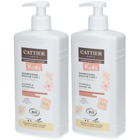CATTIER KIDS Shampoo & Douche 2 in 1 Lichaam en Haar - Biologische Marshmallow bloem