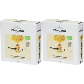 FOUCAUD Huile Essentielle Immortelle - Apaisante et Cicatrisante - 5 ml x2