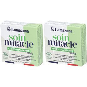 LAMAZUNA Soin Miracle Après-Shampoing Solide