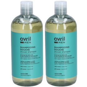 Shampooing douche homme 500 ml - certifié bio x2
