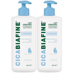 CICABIAFINE LAIT CORPOREL HYDRATANT QUOTIDIEN - Lait corporel hydratant.  - fl 400 ml x2