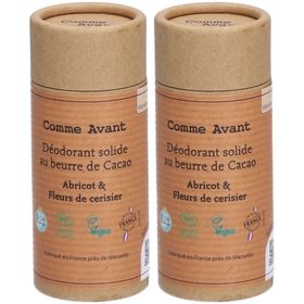 Comme Avant® Biologische Cacaoboter Vaste Deodorant - Abrikoos & Kersenbloesem
