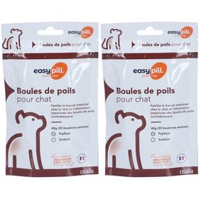EASYPILL CHAT BOULES DE POILS - Boulette appétente, aliment complémentaire pour le confort