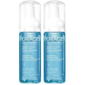 Uriage Mousse d'Eau Nettoyante à l'Extrait d'Edelweiss Bio Peaux Normales à Mixtes