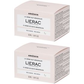 LIERAC Arkéskin Nachtcrème voor de overgang, navulling