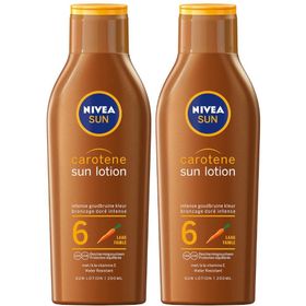 Nivea Sun Intense Bronze - Lotion voor een goudbruine en langdurige bruine teint met caroteen, SPF 6