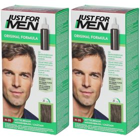 Just For Men Haarkleuring Verzorgende Shampoo Middenbruin