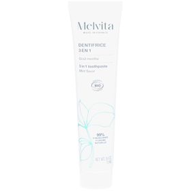 MELVITA Dentifrice 3-en-1 Goût Menthe