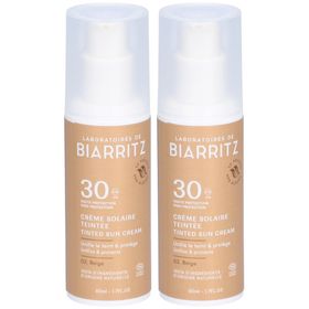 LDBIARRITZ CR SOL TEINT BEIG SPF30 x2