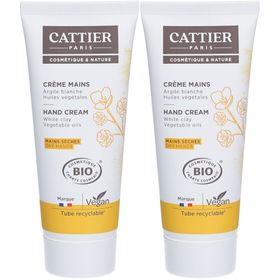 Cattier Witte Klei Droge Handcrème