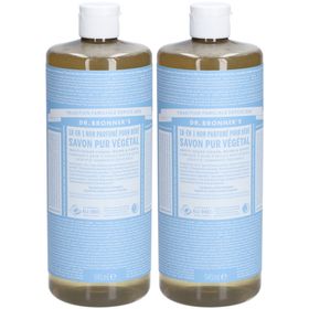 DR.BRONNER'S Puur Plantaardige 18-in-1 Ongeparfumeerde Vloeibare Babyzeep
