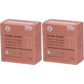 Comme Avant® biologische vaste deodorant navulling - Pepermunt & geranium bourbon