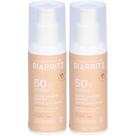 Laboratoires de Biarritz Getinte Gezichtszonnecrème SPF50 - Ivoor
