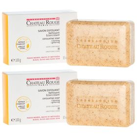 Château rouge savon exfoliant x2