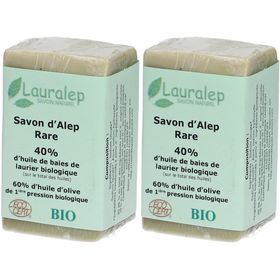 LAURALEP Savon d'Alep Rare BIO 40% laurier