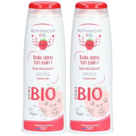 Alphanova Kids Bubbels in bad! Aardbei & Biologisch Katoen