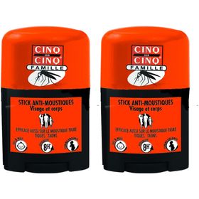 Cinq sur Cinq Stick Famille Anti-Moustiques - Format Voyage