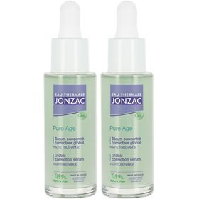 Jonzac Pure Age Organic Global Corrective Serum voor de volwassen huid met onvolkomenheden