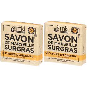 MKL Savon de Marseille Surgras - Fleurs d'Agrumes
