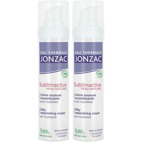 Jonzac Sublimactive zijdezachte herstellende crème voor de droge rijpere huid