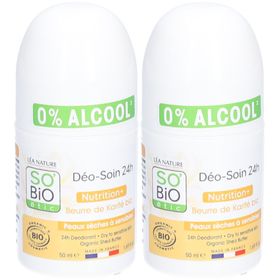 SO BIO ETIC Déo Soin 24h Nutrition + Beurre de Karité Bio