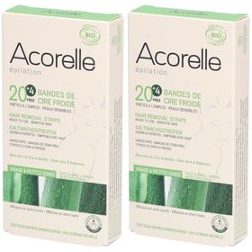 Acorelle Bande de cire froide Visage