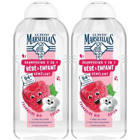 Le Petit Marseillais 2-in-1 Shampoo Baby & Kind Ontklittend Bio Framboos & Katoen