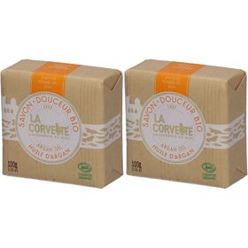 LA CORVETTE Savon douceur bio Huile d'Argan