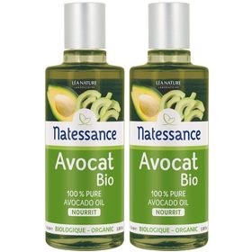 Natessance Huile d’Avocat Bio Vierge 100 % Pure