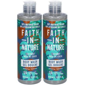 FAITH IN NAT GEL DCH COCONUT 400ML x2