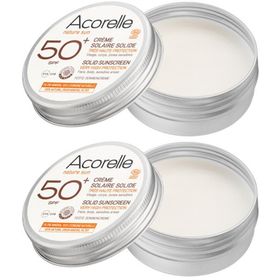 Acorelle Crème Solaire Solide SPF50+ Bio
