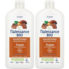 Natessance Voedende Herstellende Shampoo Argan en Plantaardige Keratine