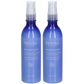 MELVITA Lait Démaquillant Douceur Bouquet Floral